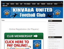 Tablet Screenshot of kinvaraunited.com